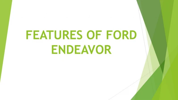Ford Endeavor