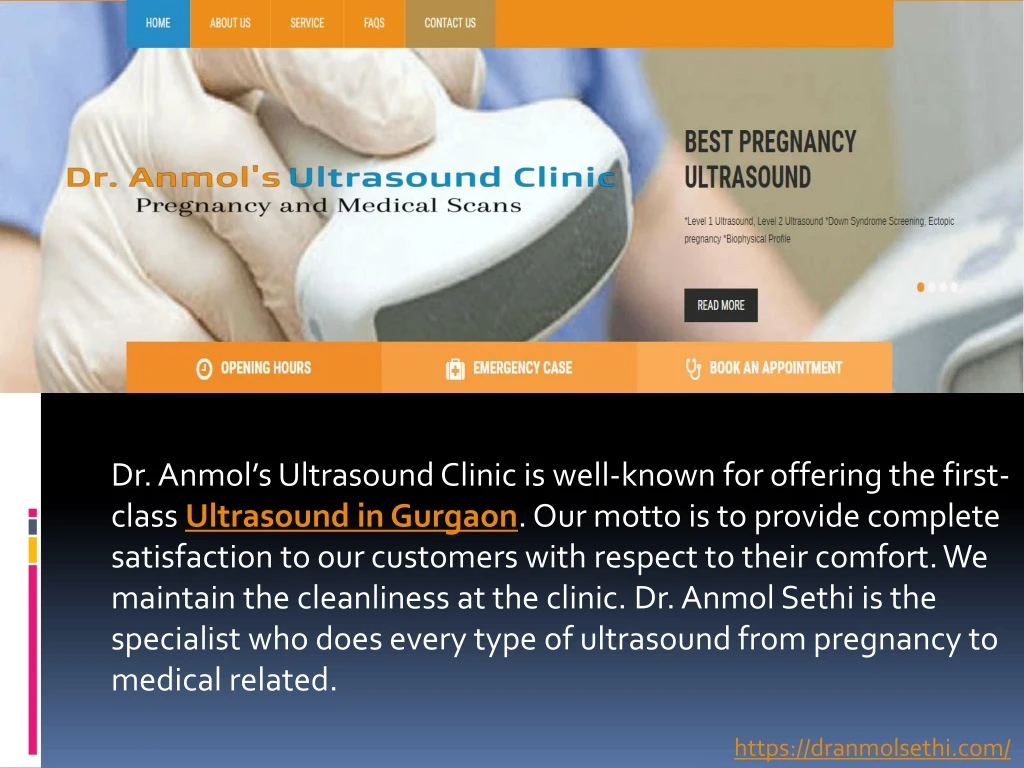 dr anmol s ultrasound clinic is well known
