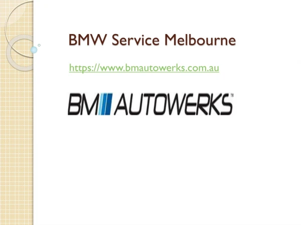 BMW Service Melbourne