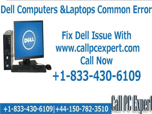 Some Common Issues with Dell Computers and Laptop Screen