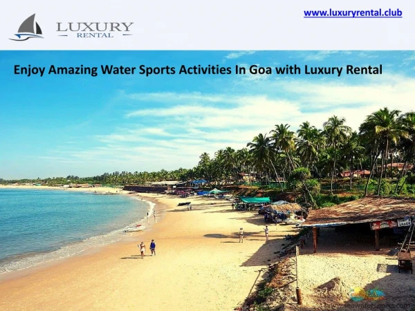 Goa Yacht - Luxury Rental