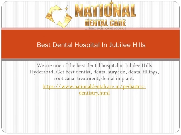 Best Dental Hospital in Jubilee Hills