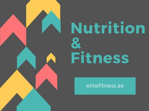 Nutrition And Fitness