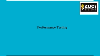 Performance Testing - slide 1