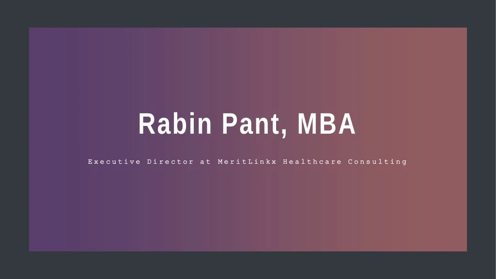 rabin pant mba