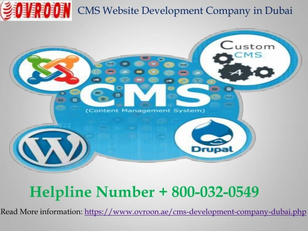 CMS Website Development Company in Dubai 800-032-0549