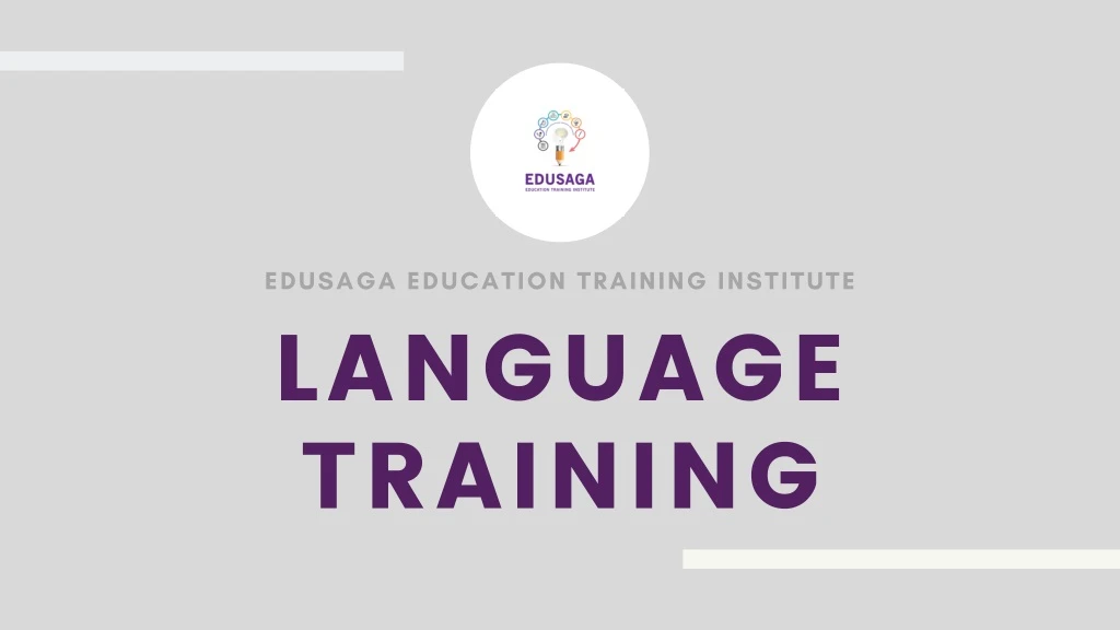 edusaga education training institute language