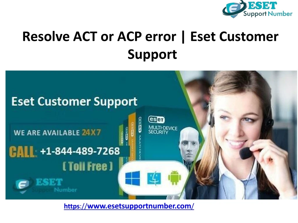 resolve act or acp error eset customer support