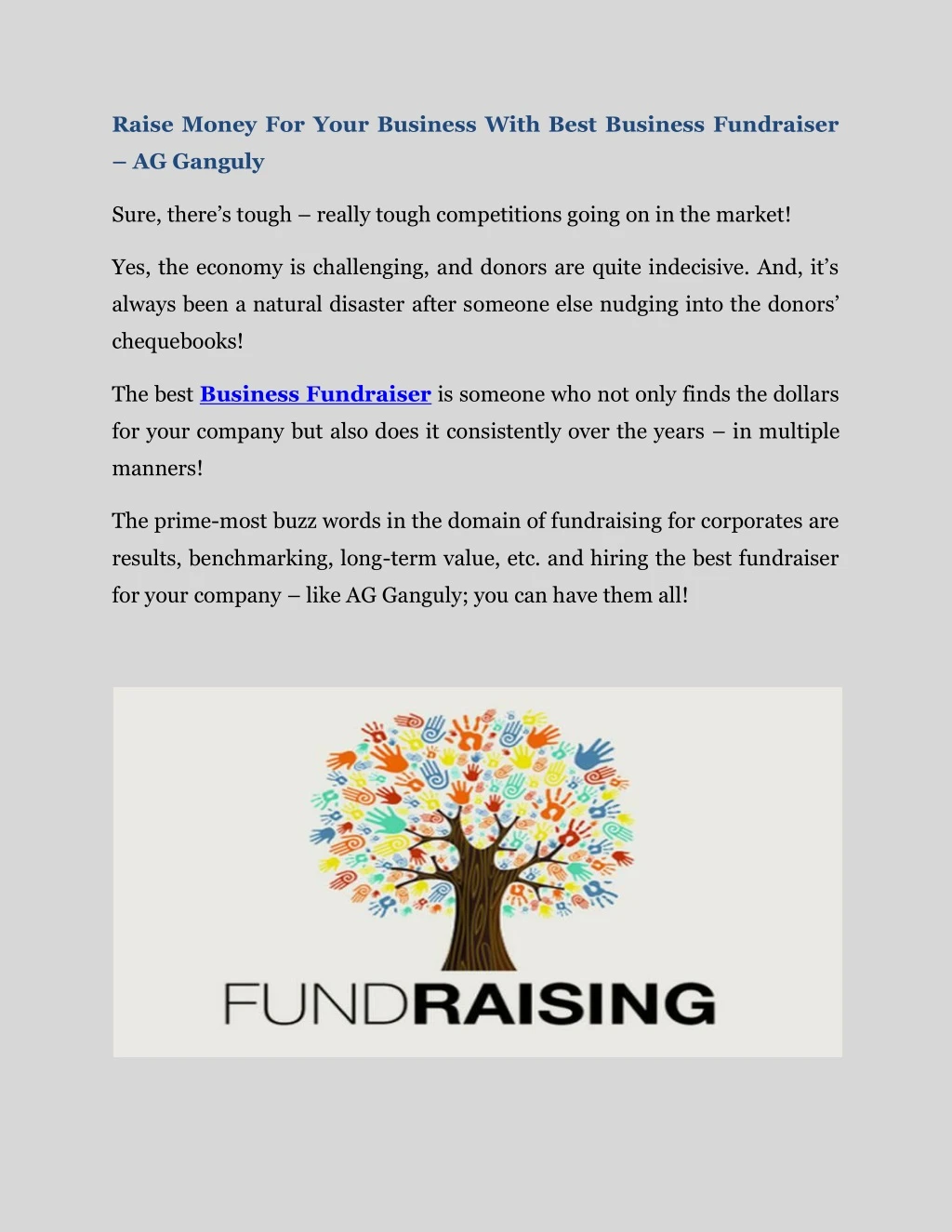 raise money for your business with best business