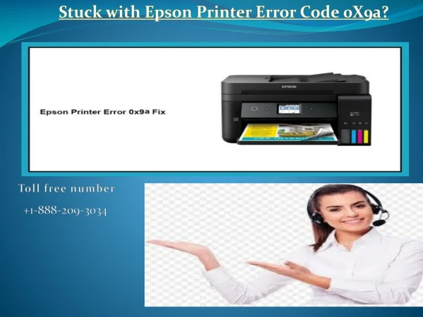 Epson Error Code 0x9a - Call 1-888-209-3034 Epson Printer Error Code 0x9a