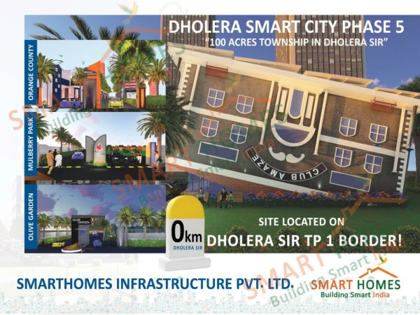 Orange County, Olive Garden, Mulberry Park Residential Plots in Dholera