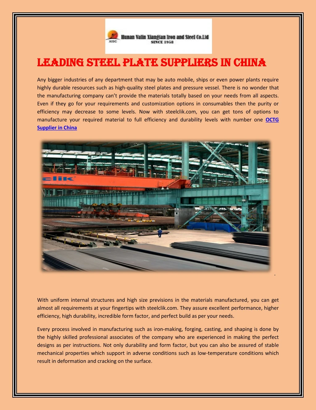 leading steel plate suppliers in china leading