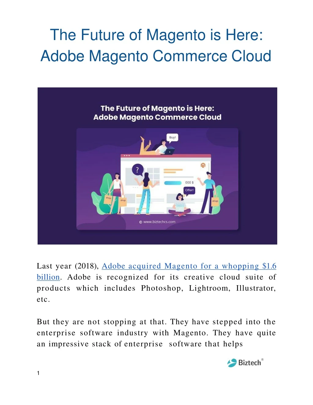 the future of magento is here adobe magento commerce cloud