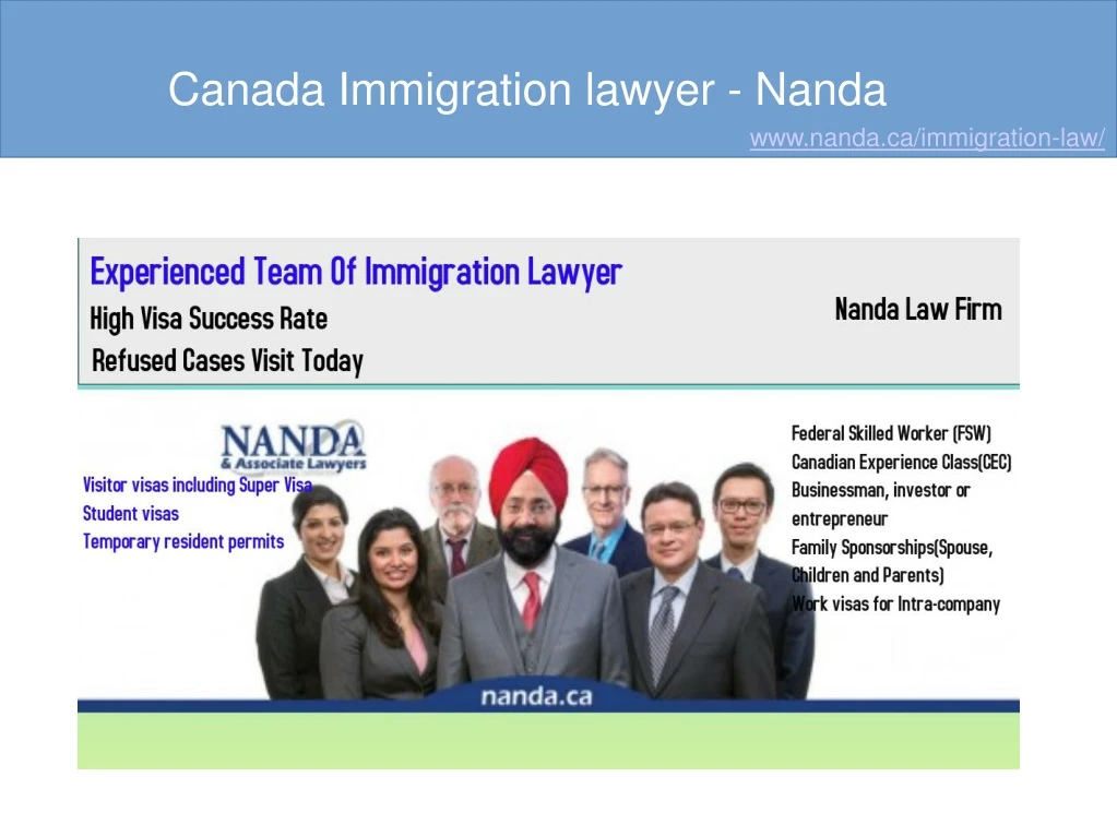 canada immigration lawyer nanda