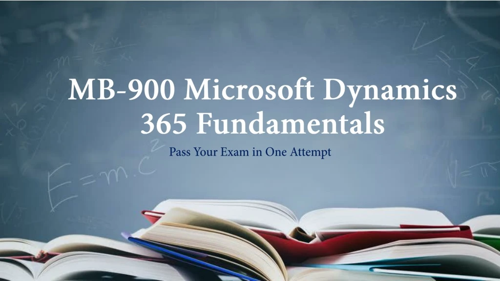 mb 900 microsoft dynamics 365 fundamentals