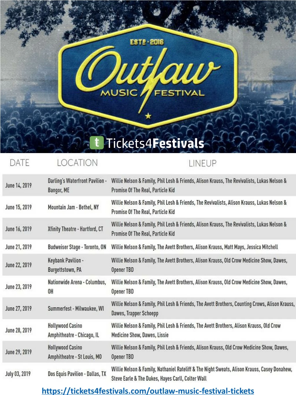 https tickets4festivals com outlaw music festival