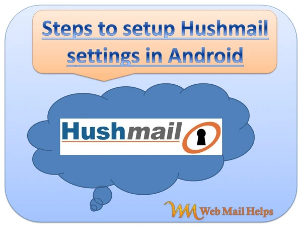 How to setup Hushmail setting in Android?