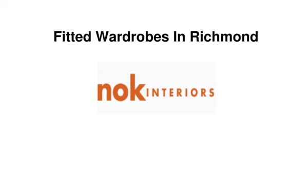Fitted Wardrobes In Richmond