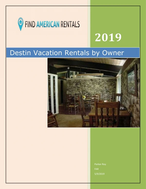 Destin Vacation Rentals by Owner