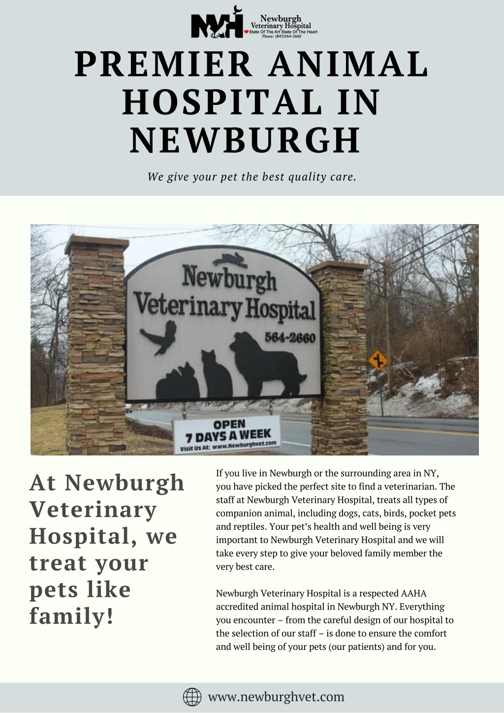 premier animal hospital in newburgh