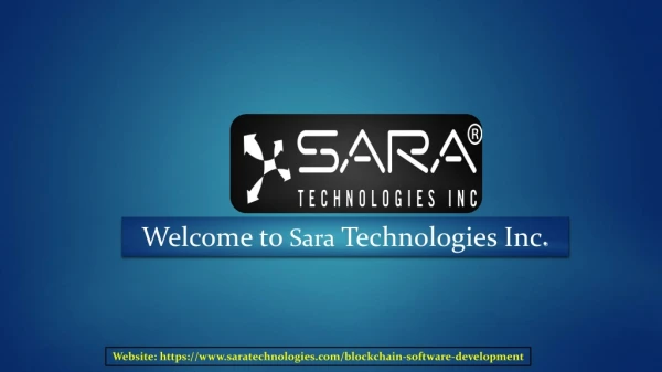 Blockchain Software Development Services | Hire Blockchain Software Developer - Sara technologies