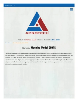 Automatic Bag Packing Machine - slide 1