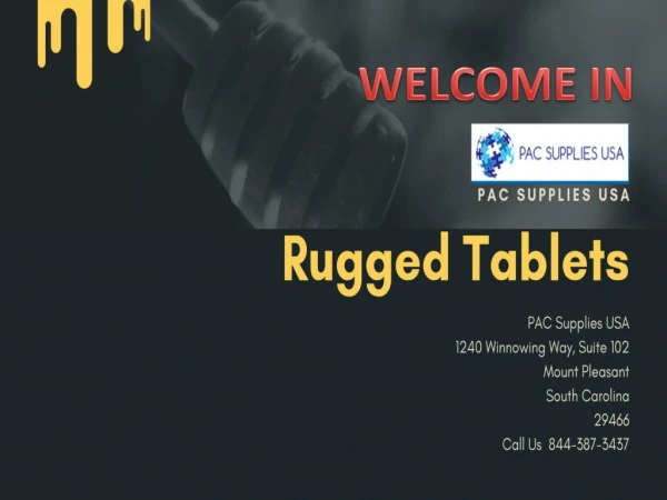 Pacsuppliesusa.com : Rugged Tablet