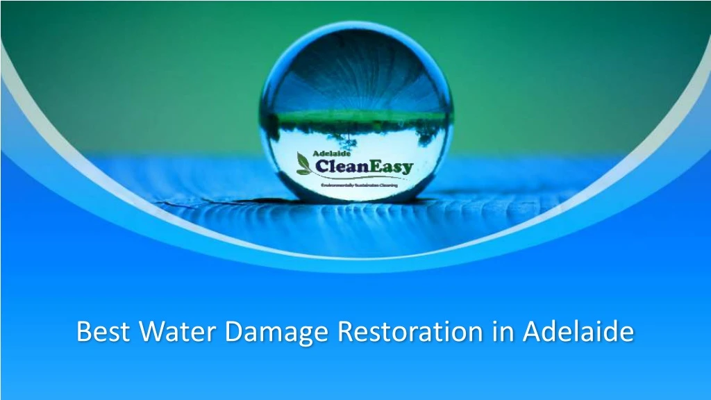 best water damage restoration in adelaide