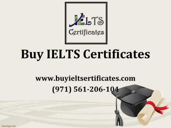 Buy IELTS, TOEFL, GMAT, GMAT and PTE Certificate without Exam Online