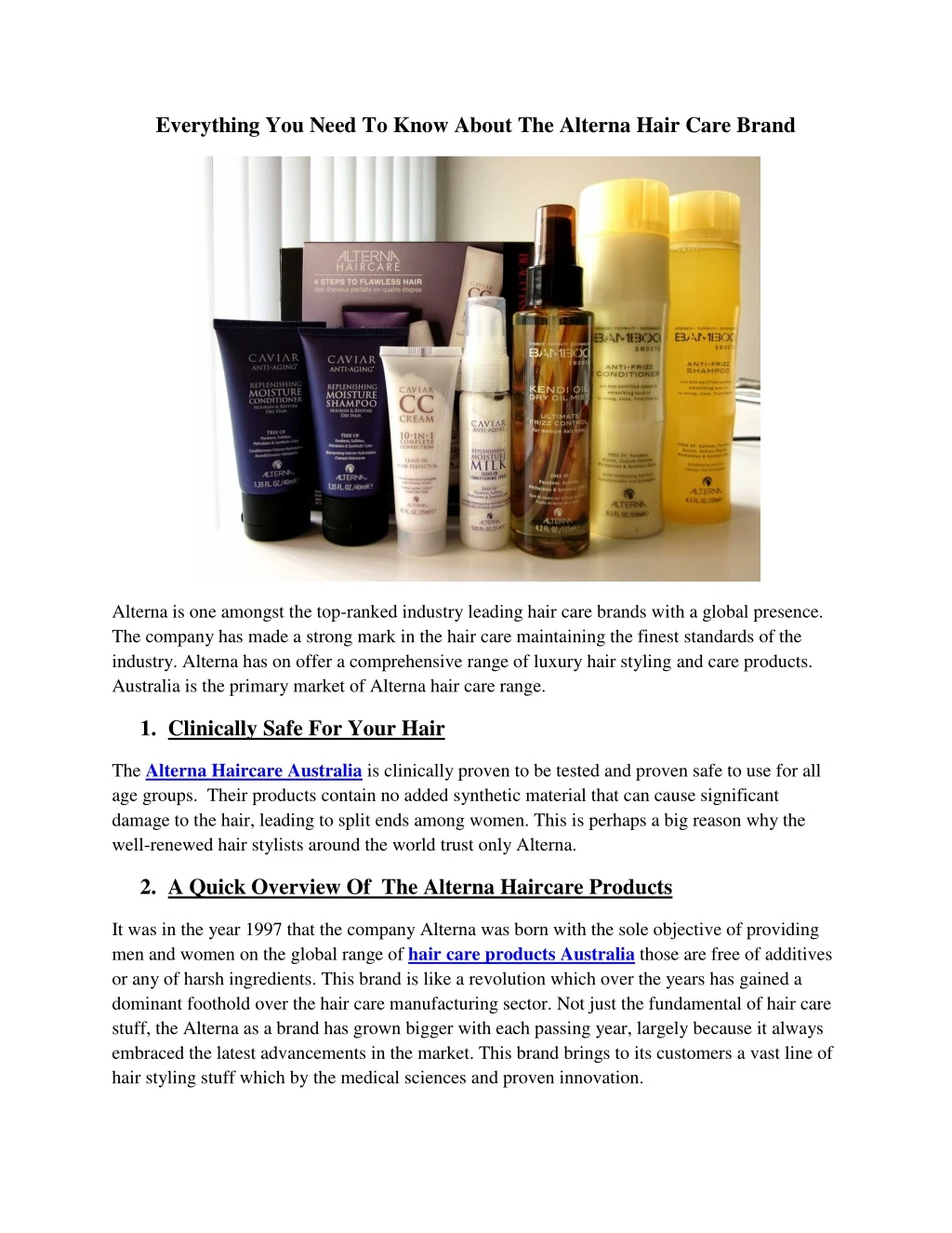 everything you need to know about the alterna