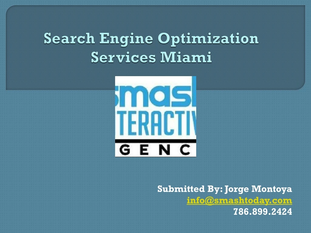 search engine optimization services miami