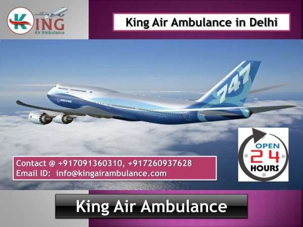 Avail the Fastest King Air Ambulance in Patna and Delhi