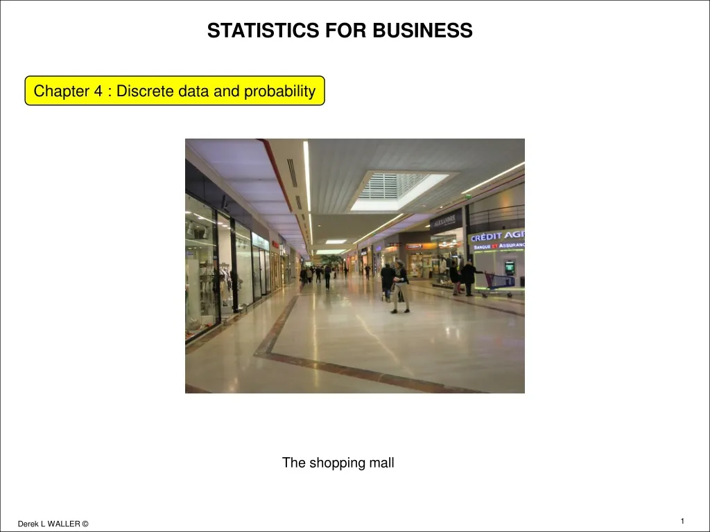 statistics for business