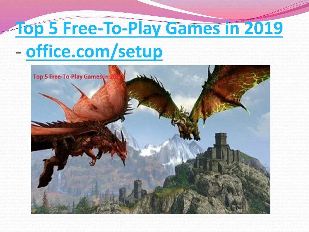 top 5 free to play games in 2019 office com setup