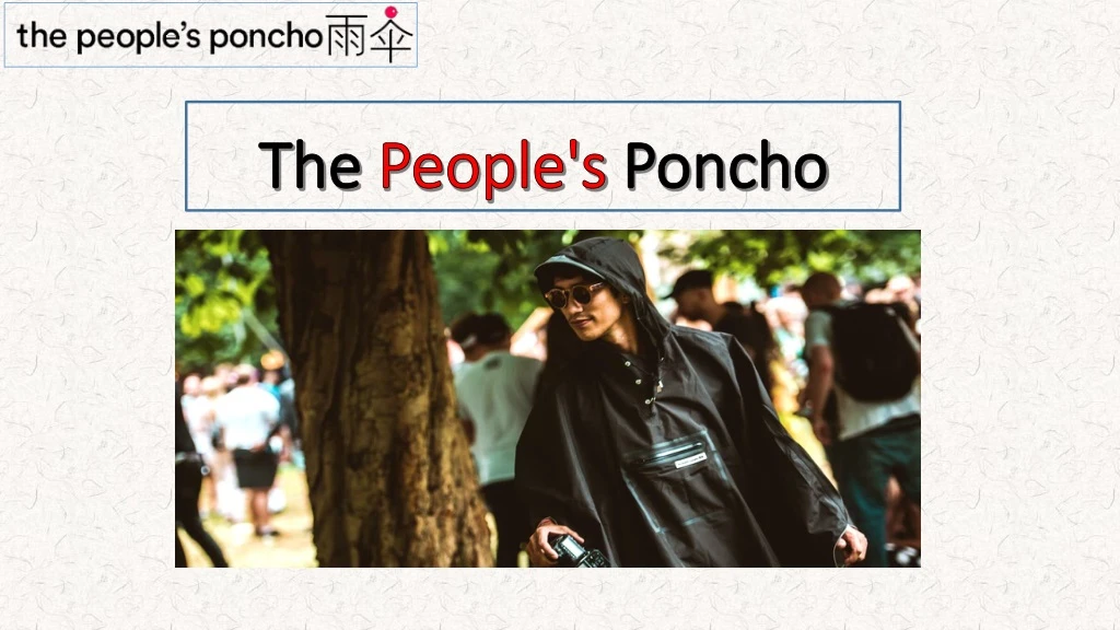 the people s poncho