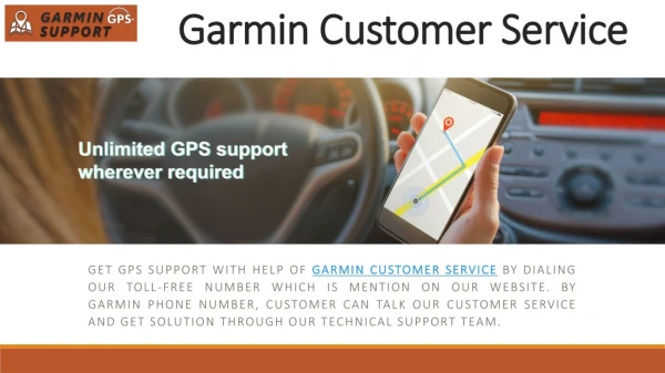 Garmin Customer Service – Fix GPS Device issues!