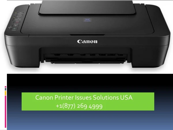 Canon Printer Issues Help USA