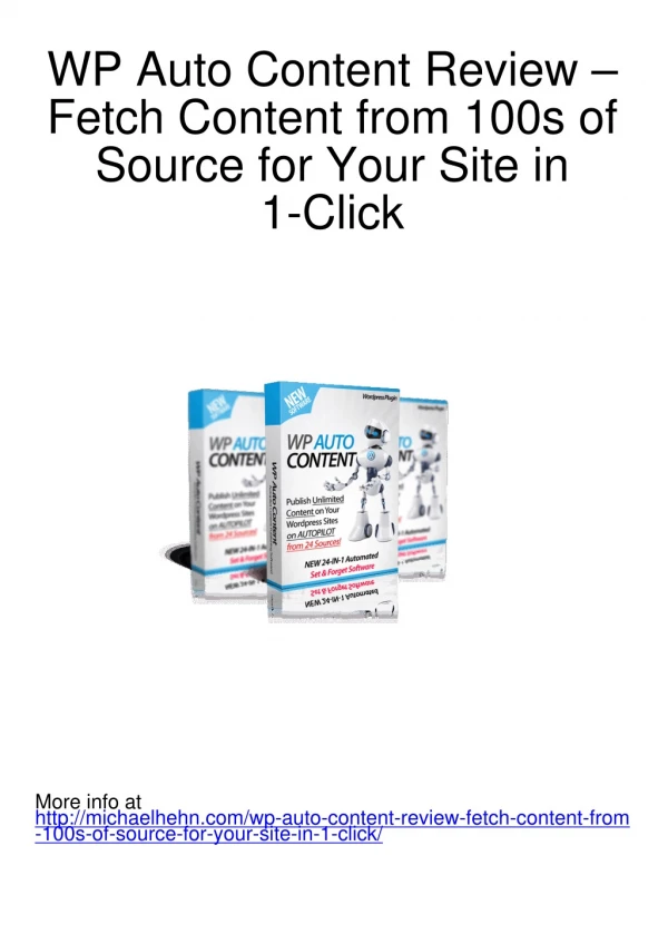Fetch Content from 100s of Source for Your Site in 1-Click