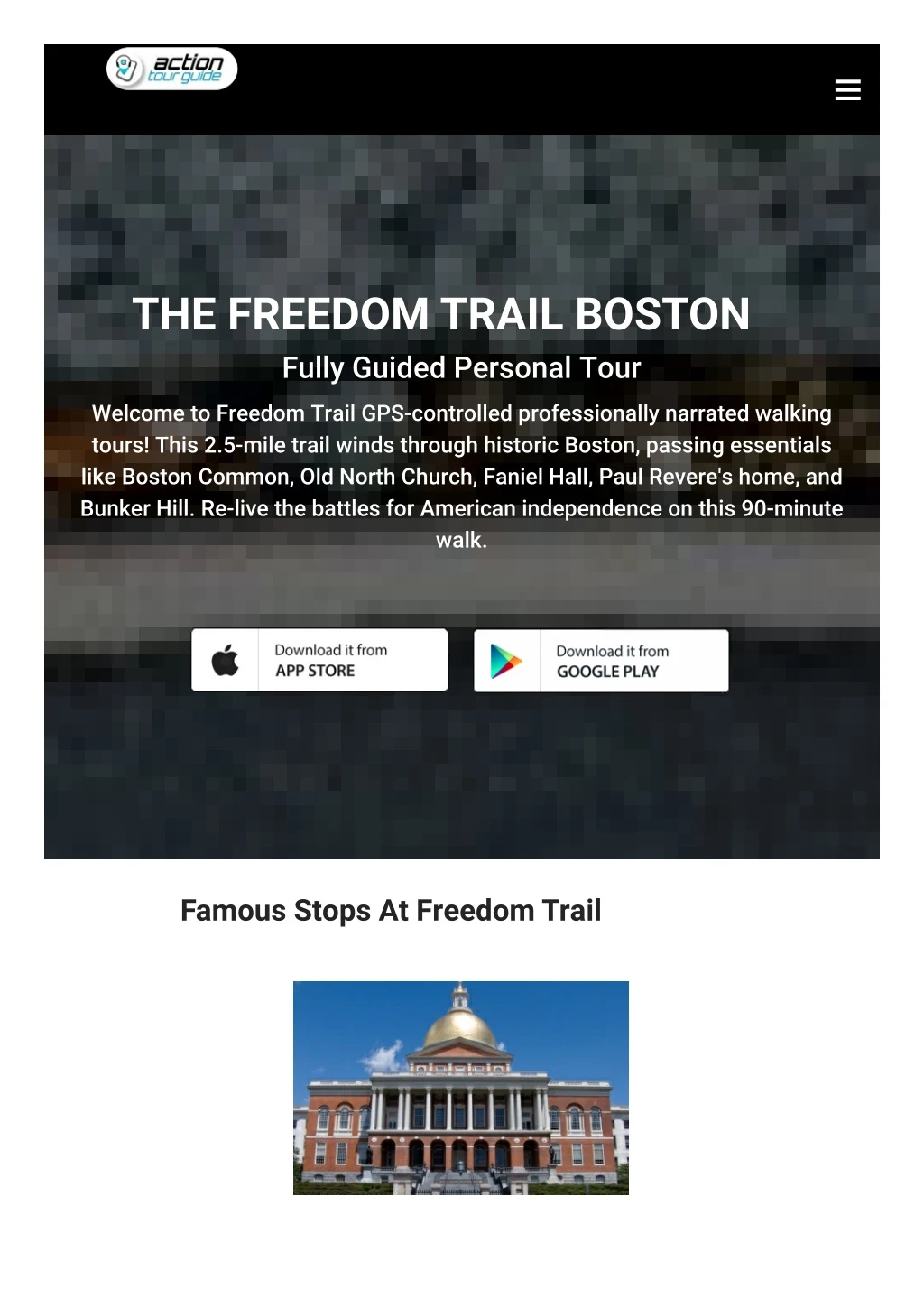 the freedom trail boston fully guided personal