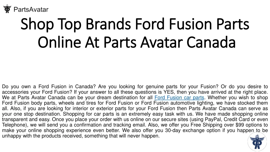 shop top brands ford fusion parts online at parts avatar canada