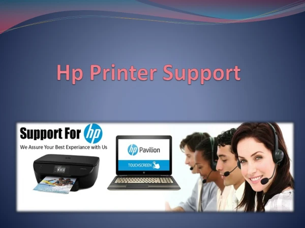 hp printer support
