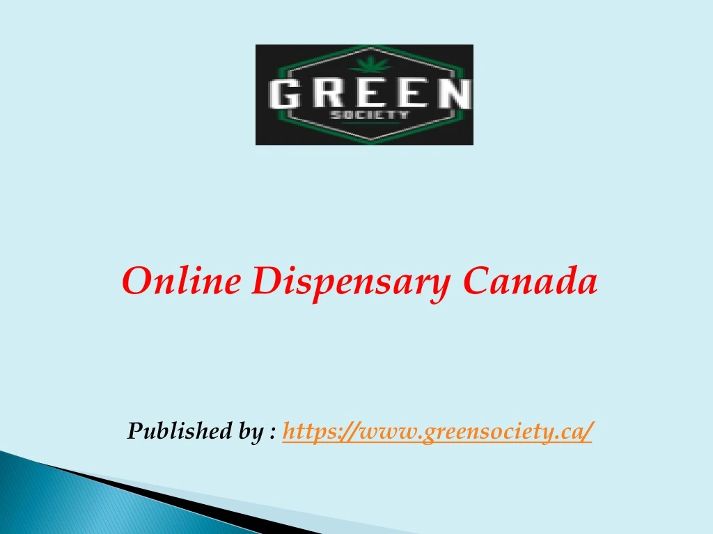 online dispensary canada published by https