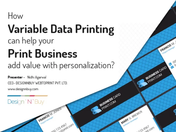 How Variable Data Printing can help your Business add value with personalization ?