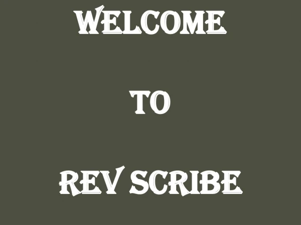 Sermon Transcription Services