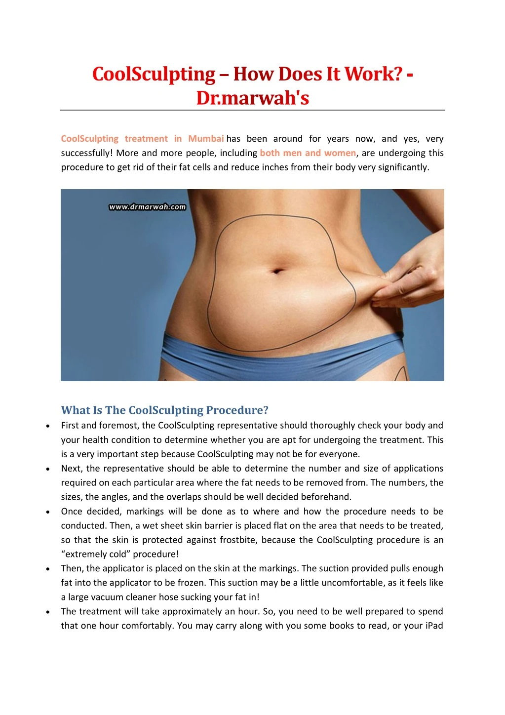 coolsculpting treatment in mumbai has been around