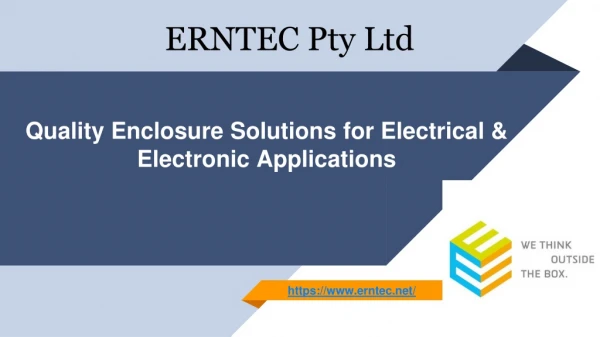 Outdoor and Electrical Enclosures - Manufacturer & Supplier by ERNTEC