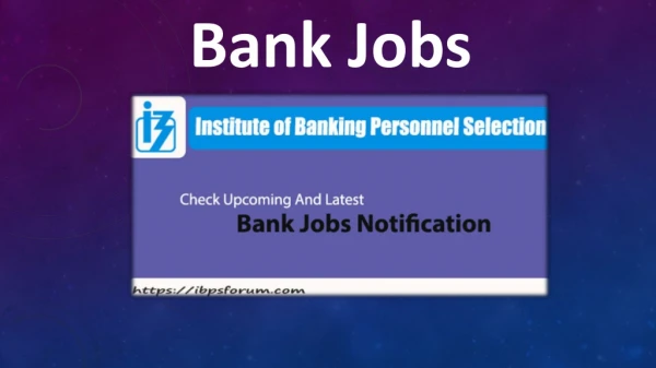 Bank Jobs 2019- | Latest Government Jobs/ Private Jobs Apply Online Link
