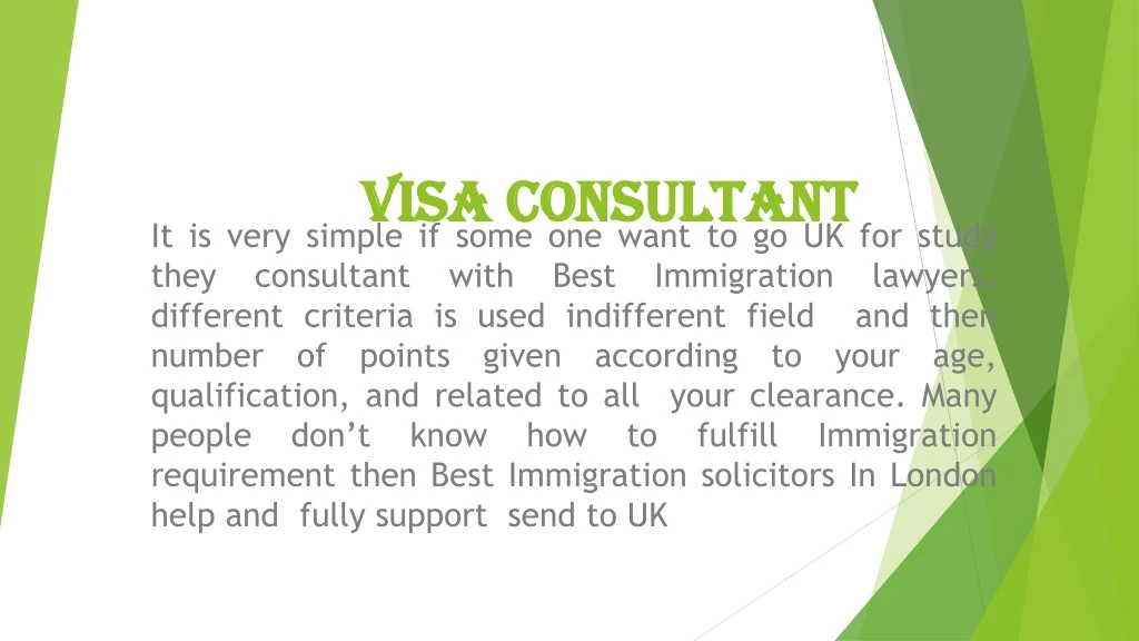 visa consultant