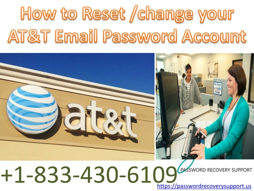 how to reset change your at t email password