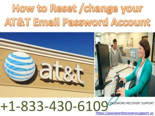 How to Reset /change your AT&T Email Password Account - slide 1